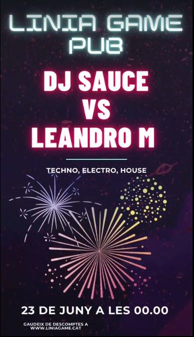 Nit de Sant Joan DJ SAUCE vs LEANDRO M